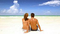Beach Honeymoon Couple