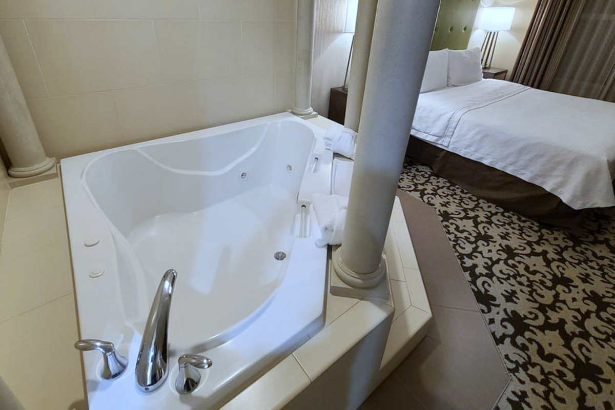 2-Person In-Room Whirlpool Tub at Homewood Suites Oxnard, California