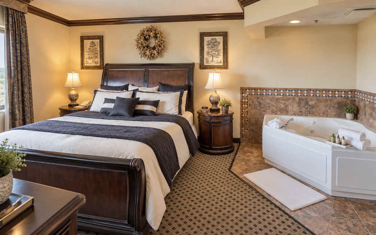 Romantic Jetted Tub Suite at Americinn by Wyndham in Wabash MN
