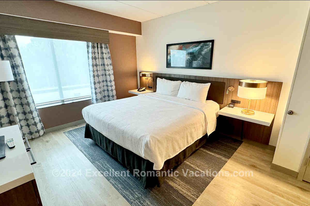 King Bedroom at Hilton Garden Inn Palm Coast Town Center