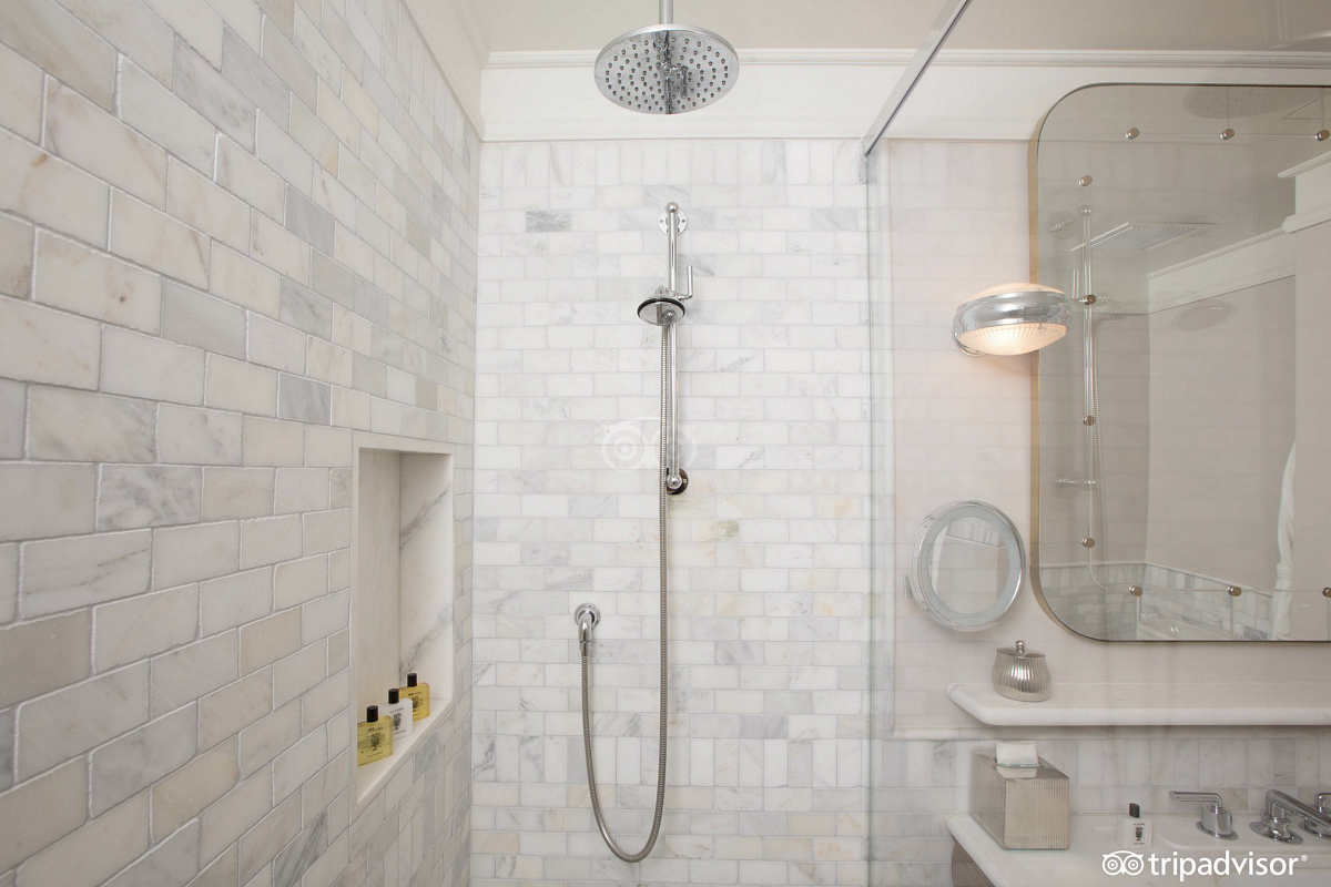 Romantic Walk-In Rain Shower at the Beekman Hotel in New York City