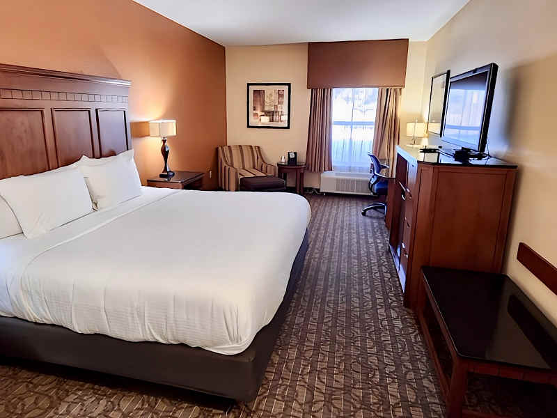 Romantic Room with King Bed at the Best Western Plus in Salina, Kansas
