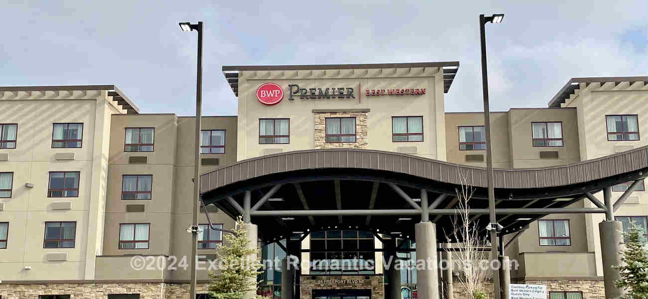 Outside Entrance of the Best Western Premier Freeport Inn, Calgary Alberta