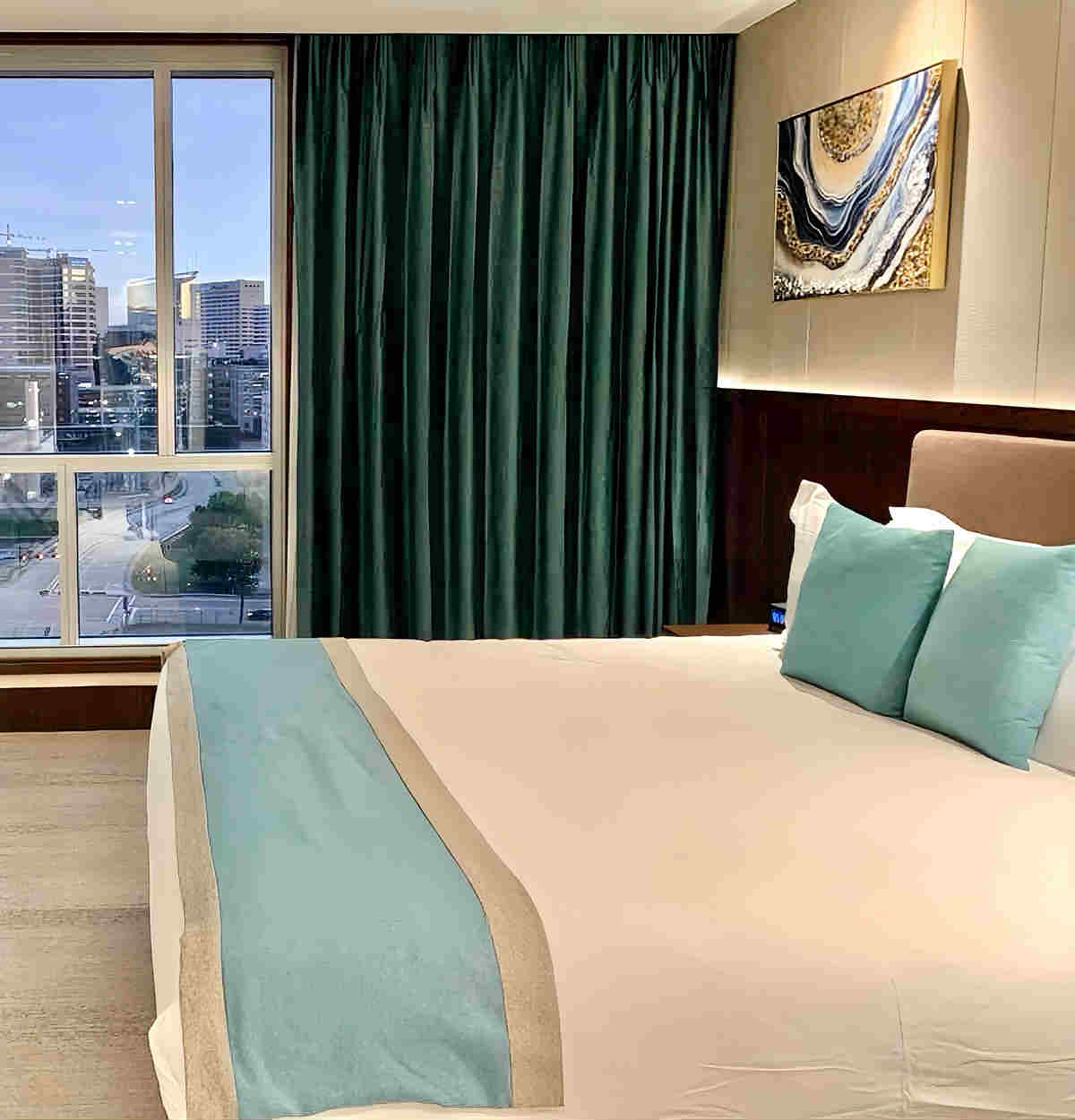 King Room with City View at Blossom Hotel in Houston, TX