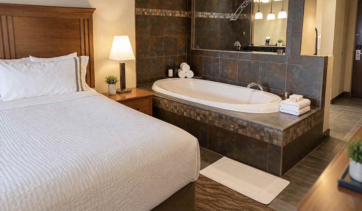 Romantic Spa Tub Suite at the Best Western Superior Inn, Minnesota