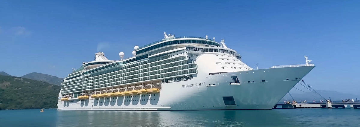Caribbean Cruise Ship Docked
