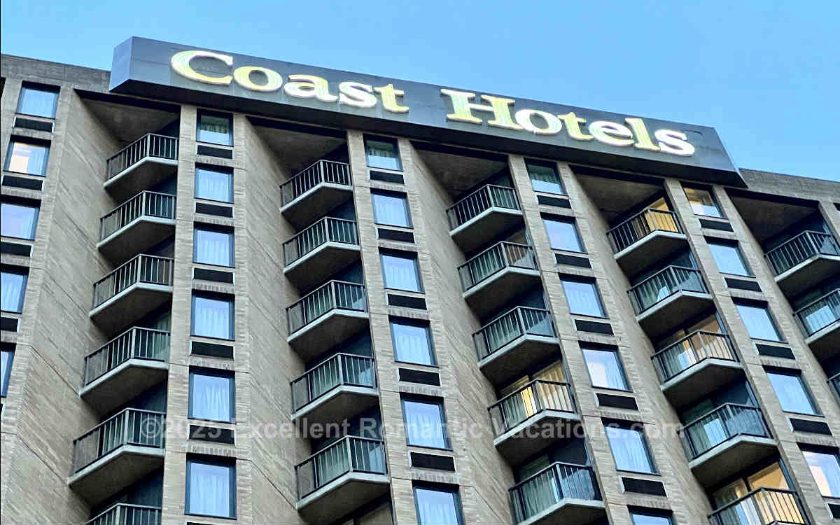Photo of the Outside of the Coast Bastion Hotel in Nanaimo, BC