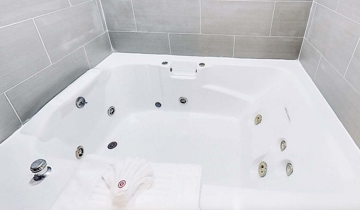 Generous Size jetted Tub in a Room at Comfort Inn & Suites Dearborn Allen Park, Michigan
