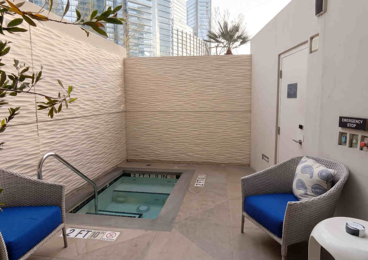 Romantic Plunge Pool Suite at the Cosmopolitan Hotel, Las Vegas NV