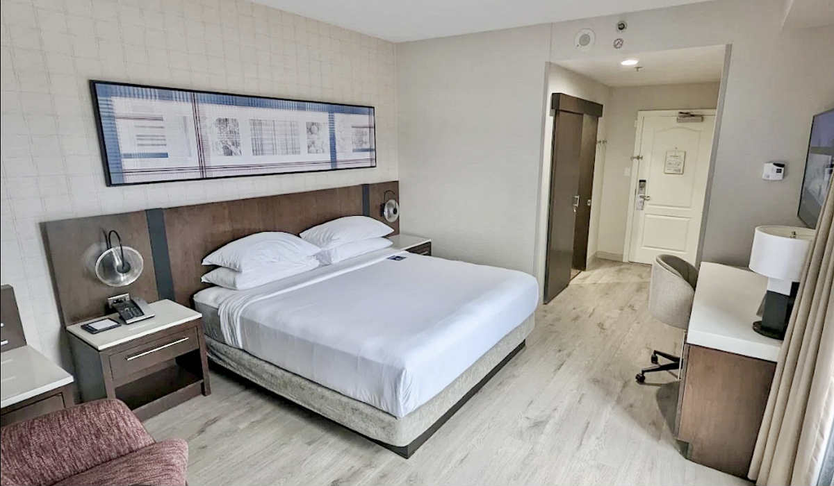 King Bedroom Suite at the Delta Grand Okanagan Resort, Kelowna BC