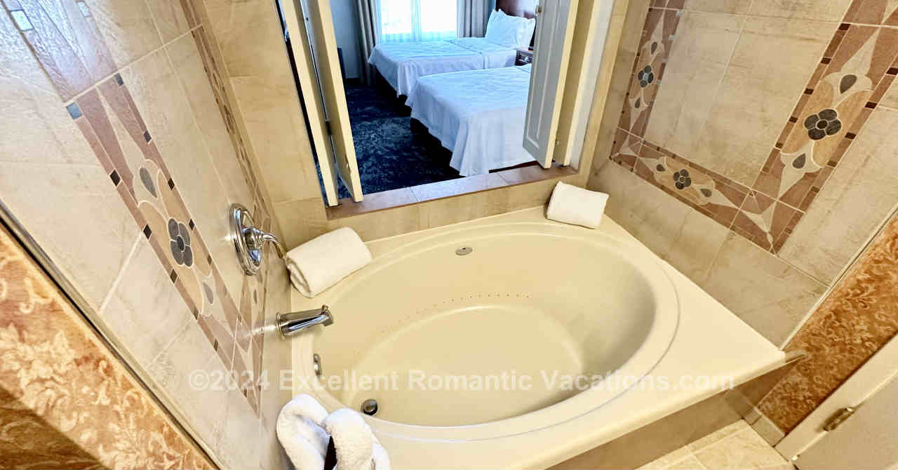 Whirlpool Suite at the Hilton Homewood Suites in East Rutherford, NJ