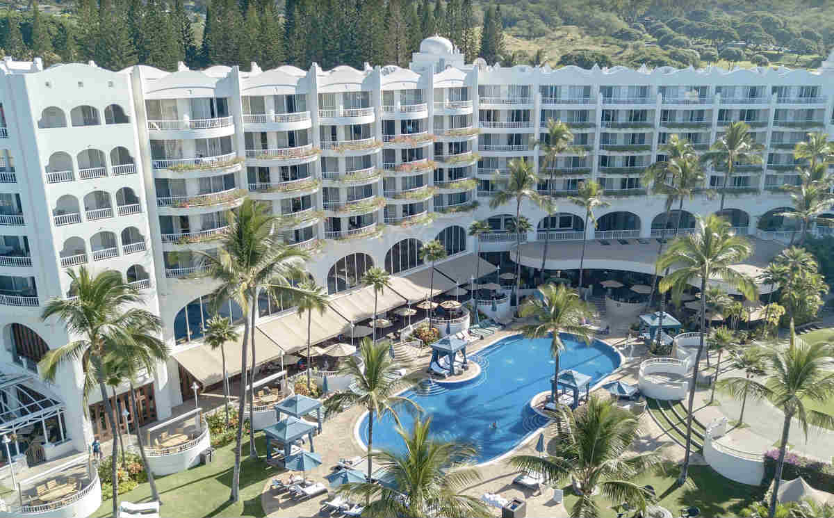 Aerial View of the Fairmont Kea Lani, Maui HI