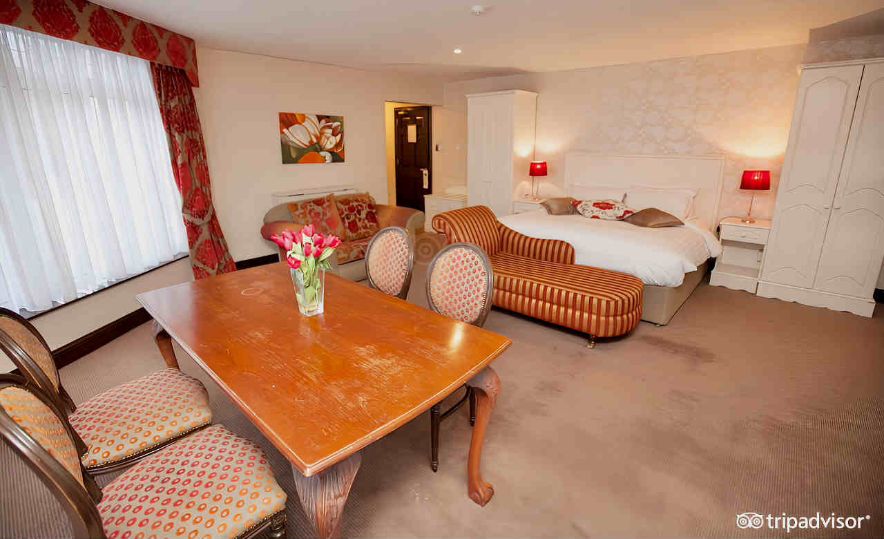 Romantic Suite at Fitzgeralds Woodland House Hotel in Adare, Ireland