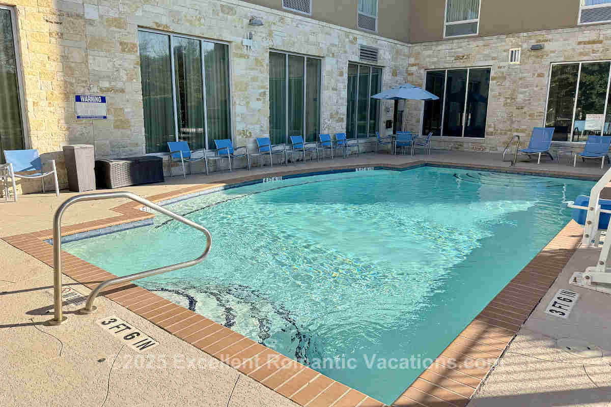 Outdoor Pool at the Hampton Inn Austin-Oak Hill, TX