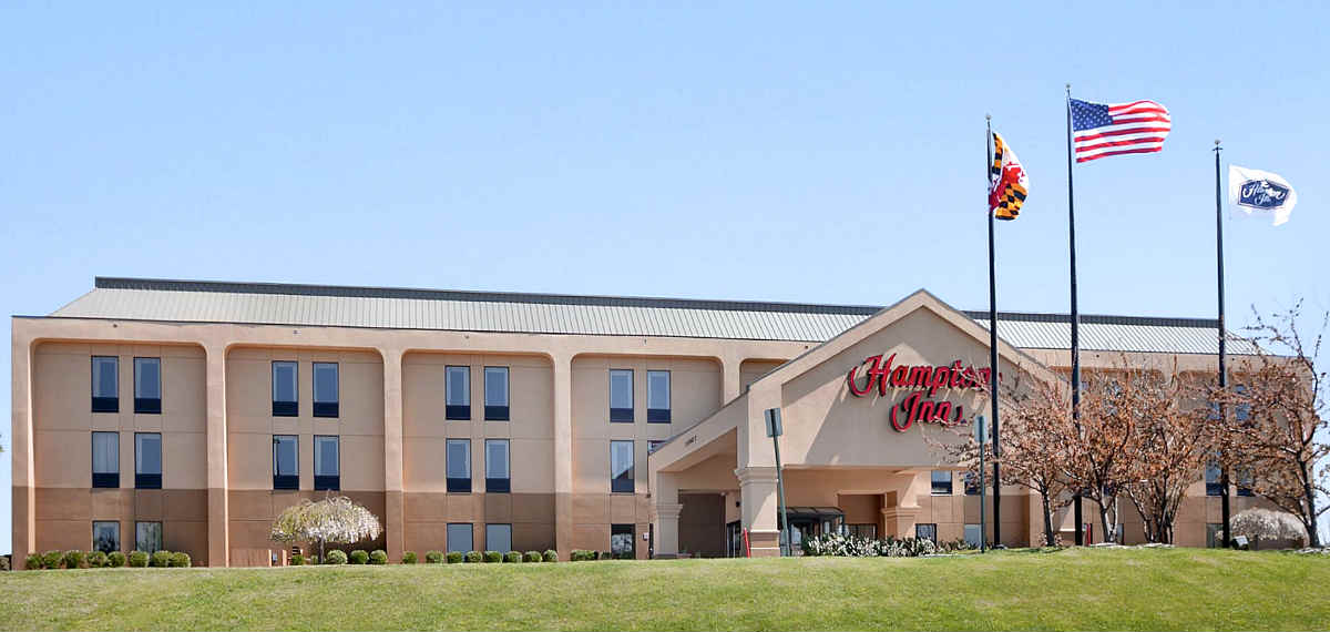 The Hampton Inn Hotel in Frostburg Maryland.