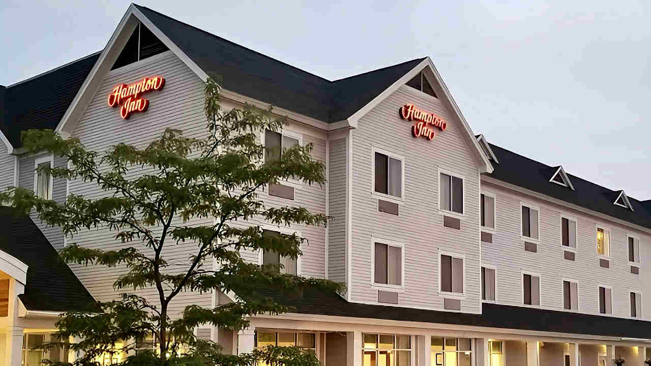 Evening at The Hampton Inn, Rutland Vermont