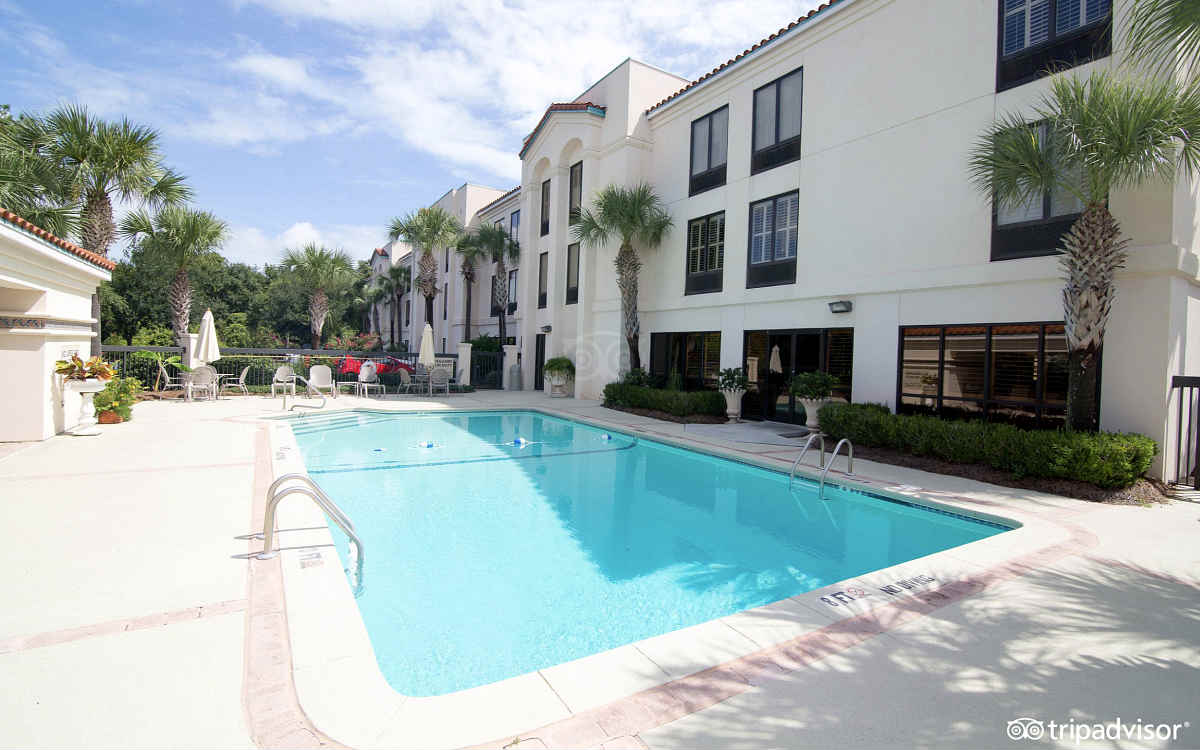 Pool at the Hampton Inn, St. Simons Island, Georgia