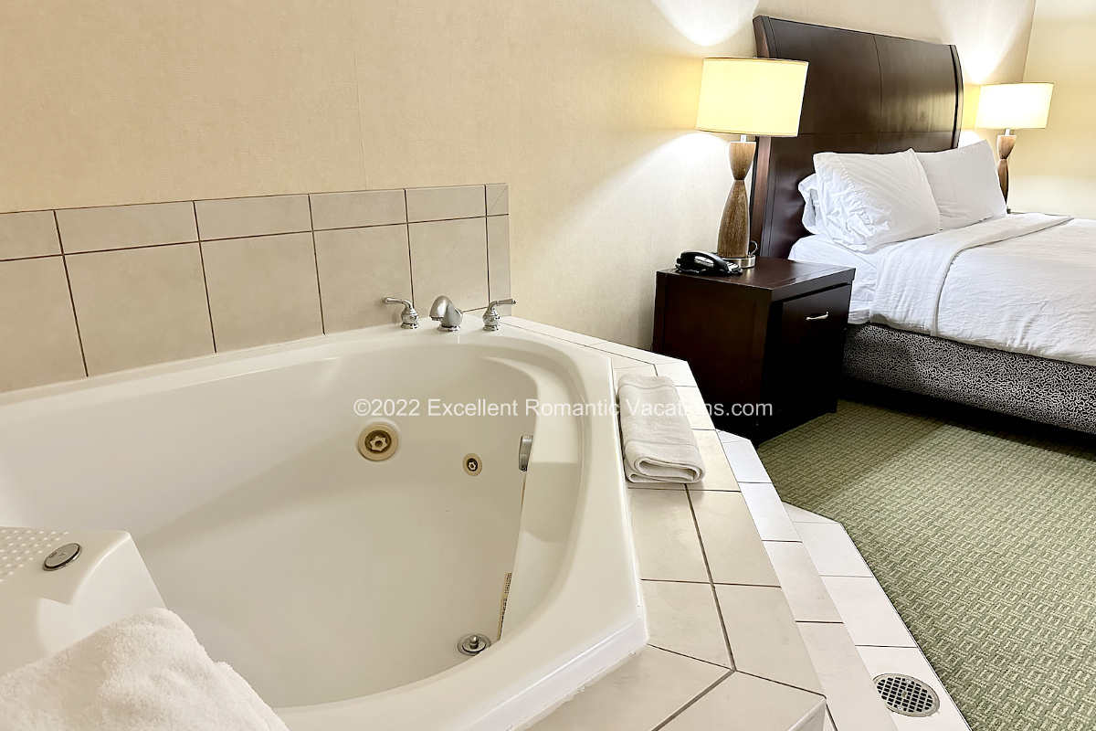 Hilton Garden Inn Dulles North King Bed Suite with an In-Room 2-Person Whirlpool Tub.
