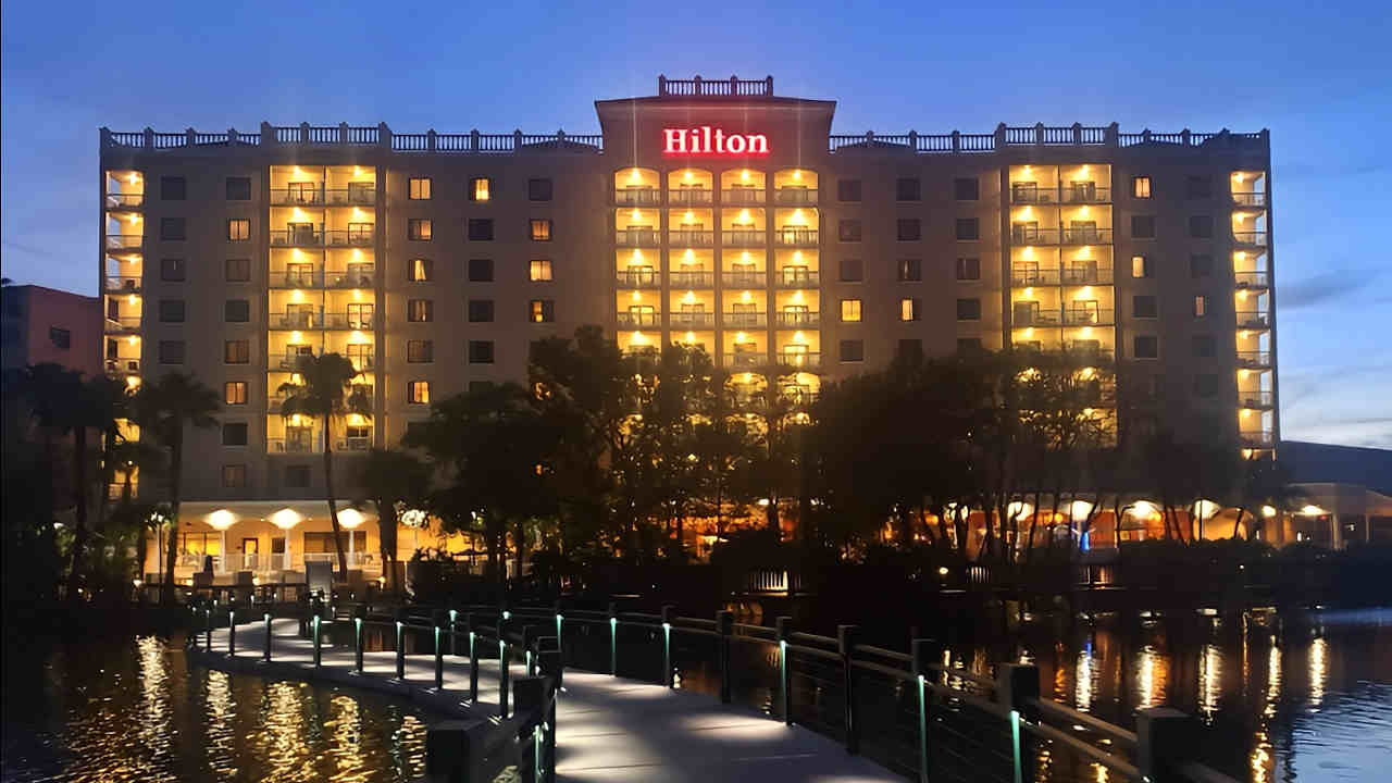The Hilton Saint Petersburg Carillon Park has Jetted Tub Suites in Saint Petersburg, Florida
