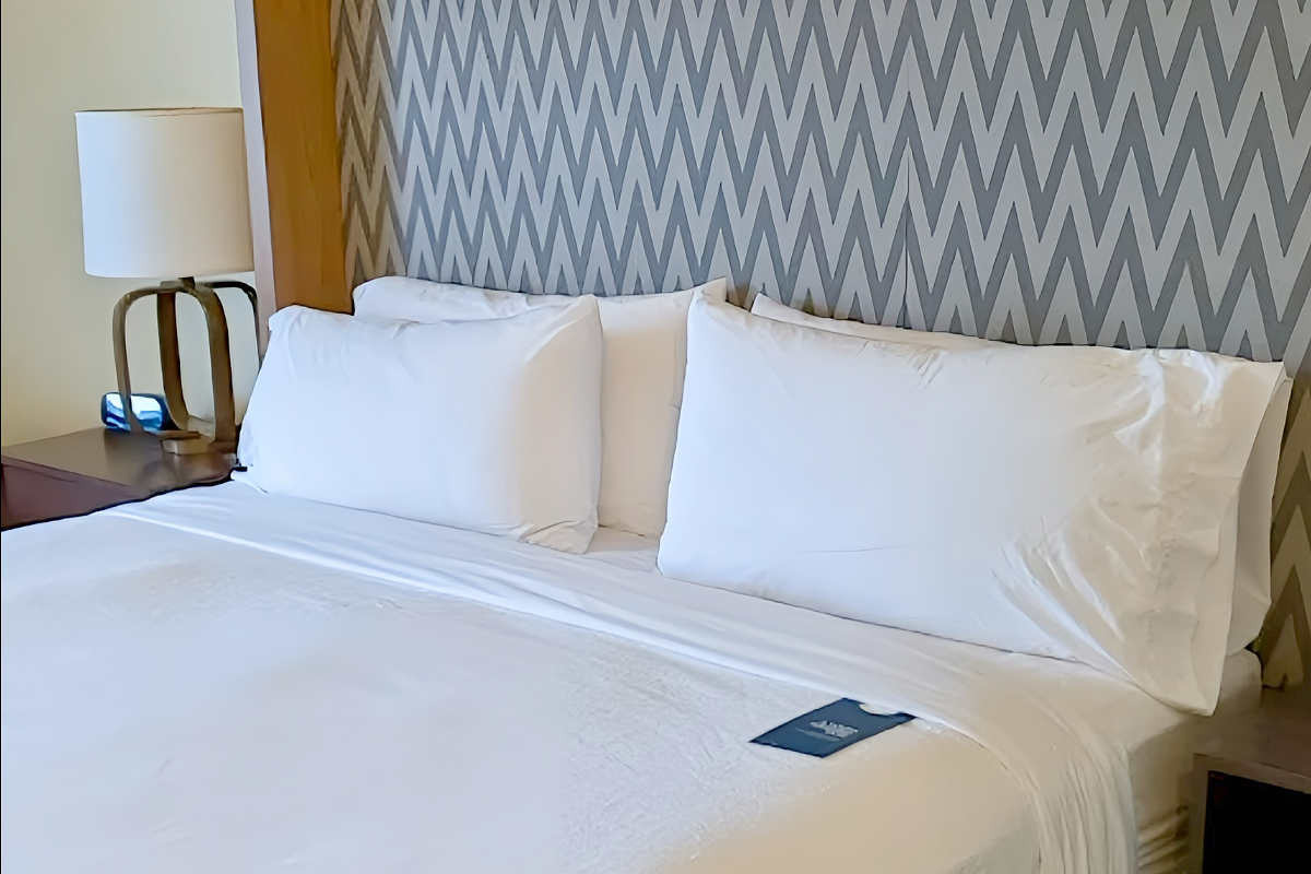 King Bed Suite at the Holiday Inn Cape Cod Hyannis, MA