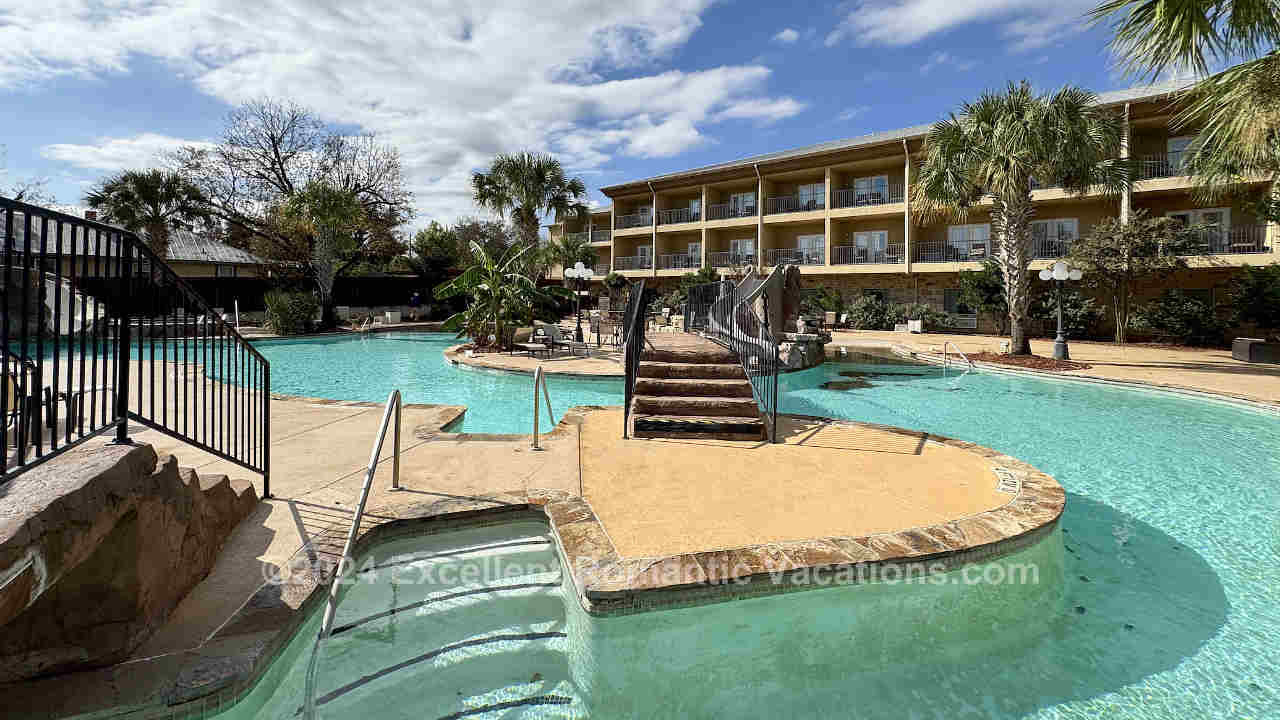 Beautiful Pool Area at the Holiday Inn Express Fredericksburg, Texas 