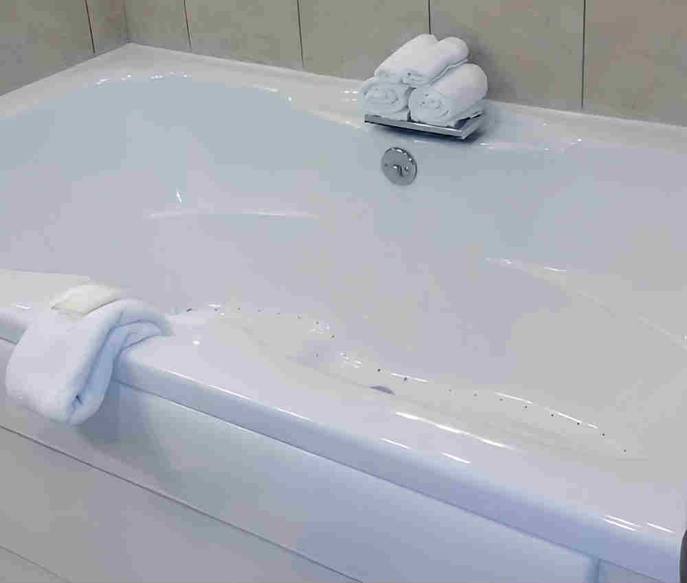 Spa Tub in the Master Bath at Holiday Inn, Manhattan Kansas