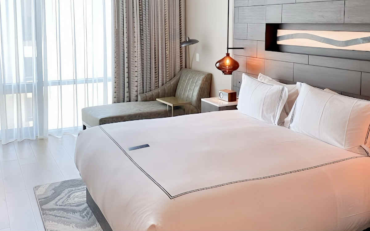 King Bed Suite at the Kimpton Hotel Arras in Asheville NC