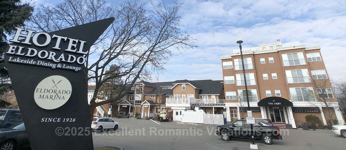 Outside Photo of the Hotel Eldorado in Kelowna, BC