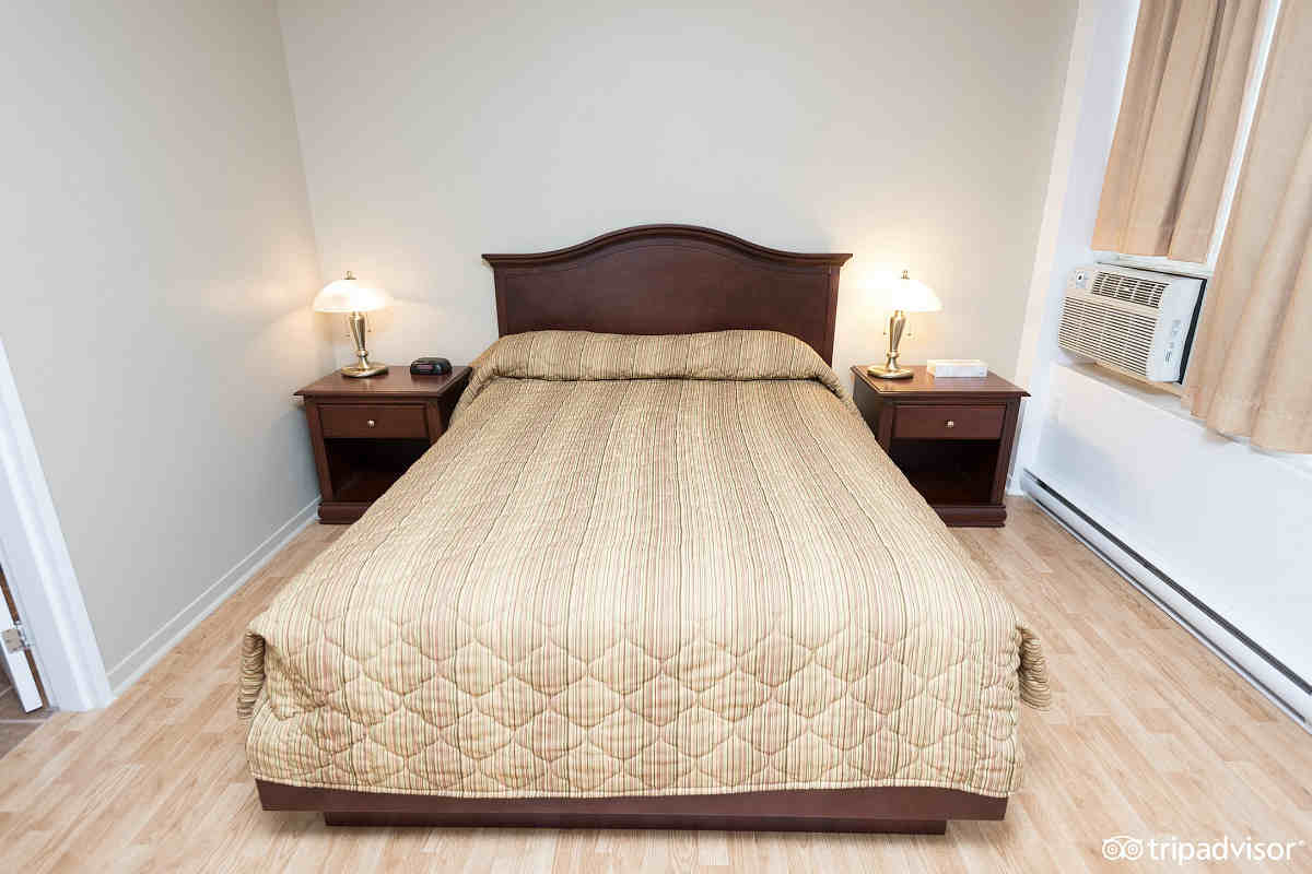 Romantic Room with a King Bed at Hotel Labelle in Montreal's Latin Quarter.