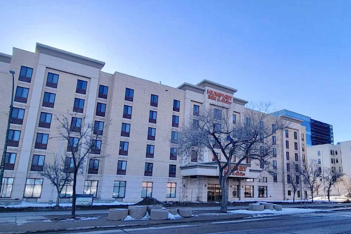 Outside View of the Humphry Inn, Winnipeg Manitoba
