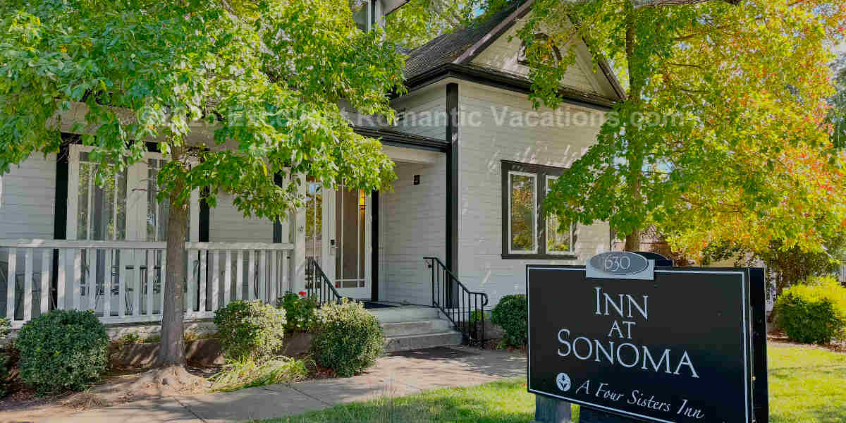Photo of the Front of the Inn at Sonoma, California