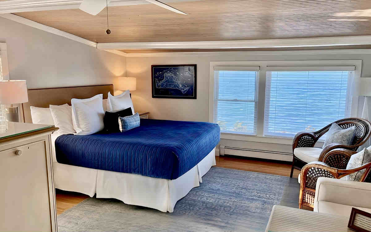 Waterfront King Honeymoon Suite at Inn on the Sound, Falmouth MA