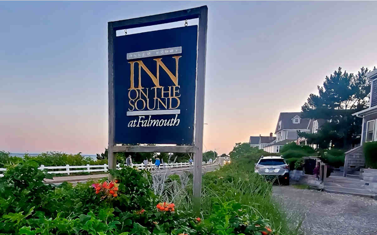 Sign at Inn on the Sound Romantic B&B, Cape Cod MA
