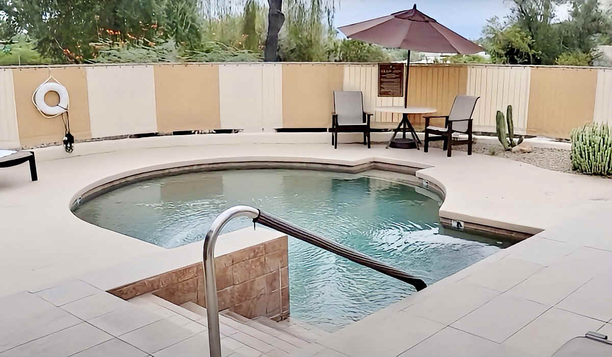 Private Pool Suite with a View of the Mountains at JW Marriott Camelback Resort in Scottsdale, Arizona