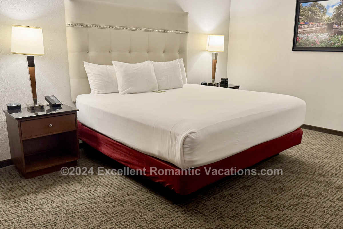 King Bed Suite at the Drury Plaza Hotel, San Antonio Riverwalk, TX