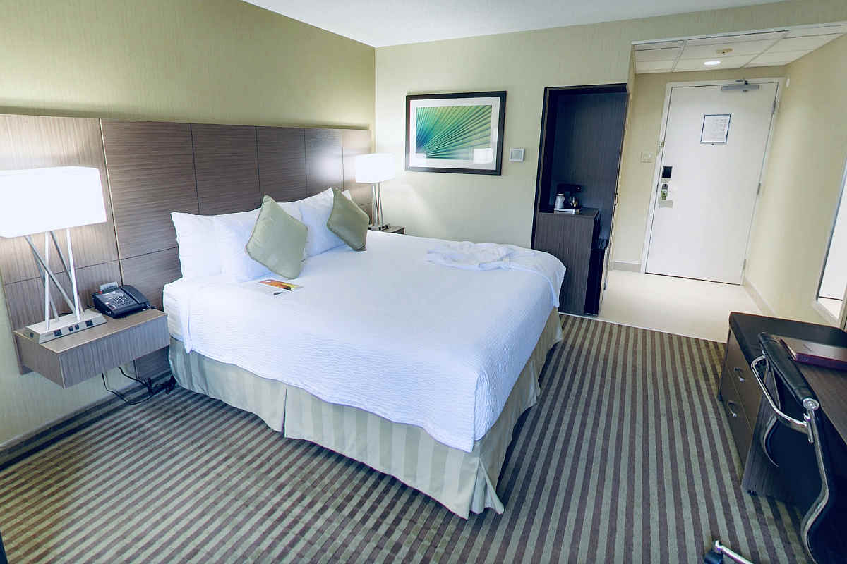 King Bed in a Suite at the Victoria Inn Winnipeg