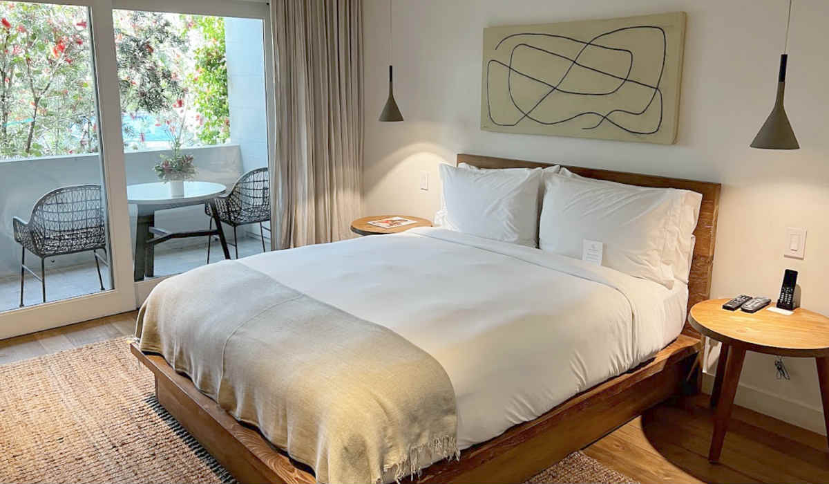 King Room, Surfrider Hotel, Malibu CA