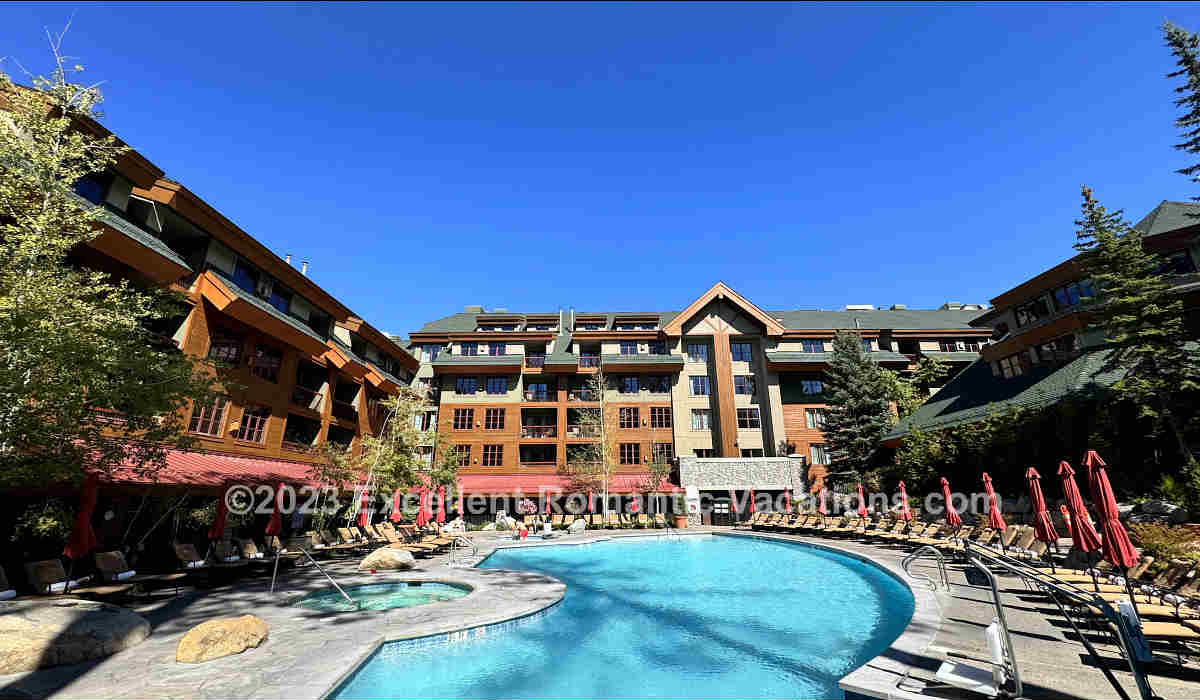 Beautiful Pool at Marriott Grand Residence Resort in Lake Tahoe, CA