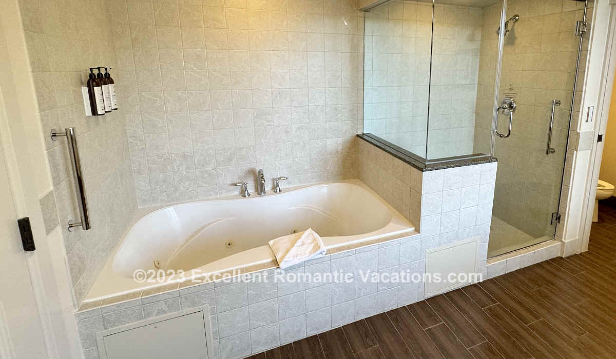 Jetted Tub for 2 in a Whirlpool Suite at Marriott Grand Residence, Lake Tahoe CA