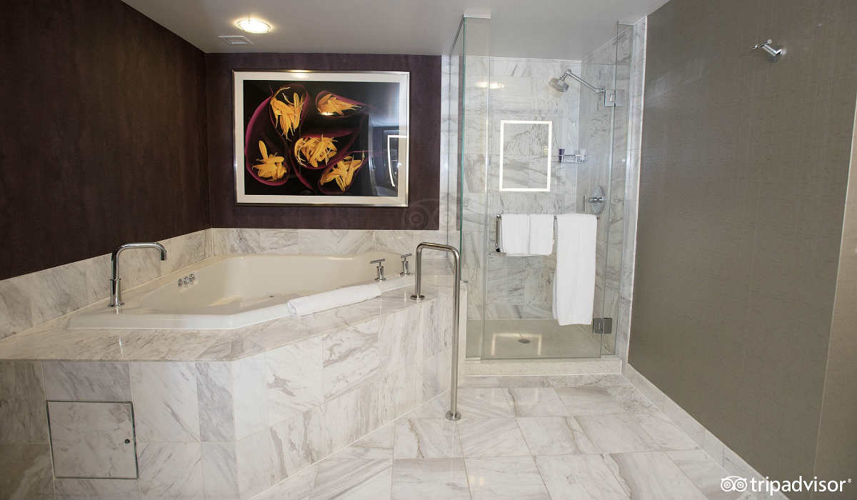 MGM Grand Tower Spa Suite Corner Whirlpool Tub in Las Vegas, Nevada