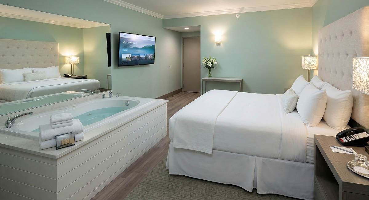 Suite Similar to a Whirlpool Tub Suite at Cherry Tree Inn * Suites, Traverse City, MI.
