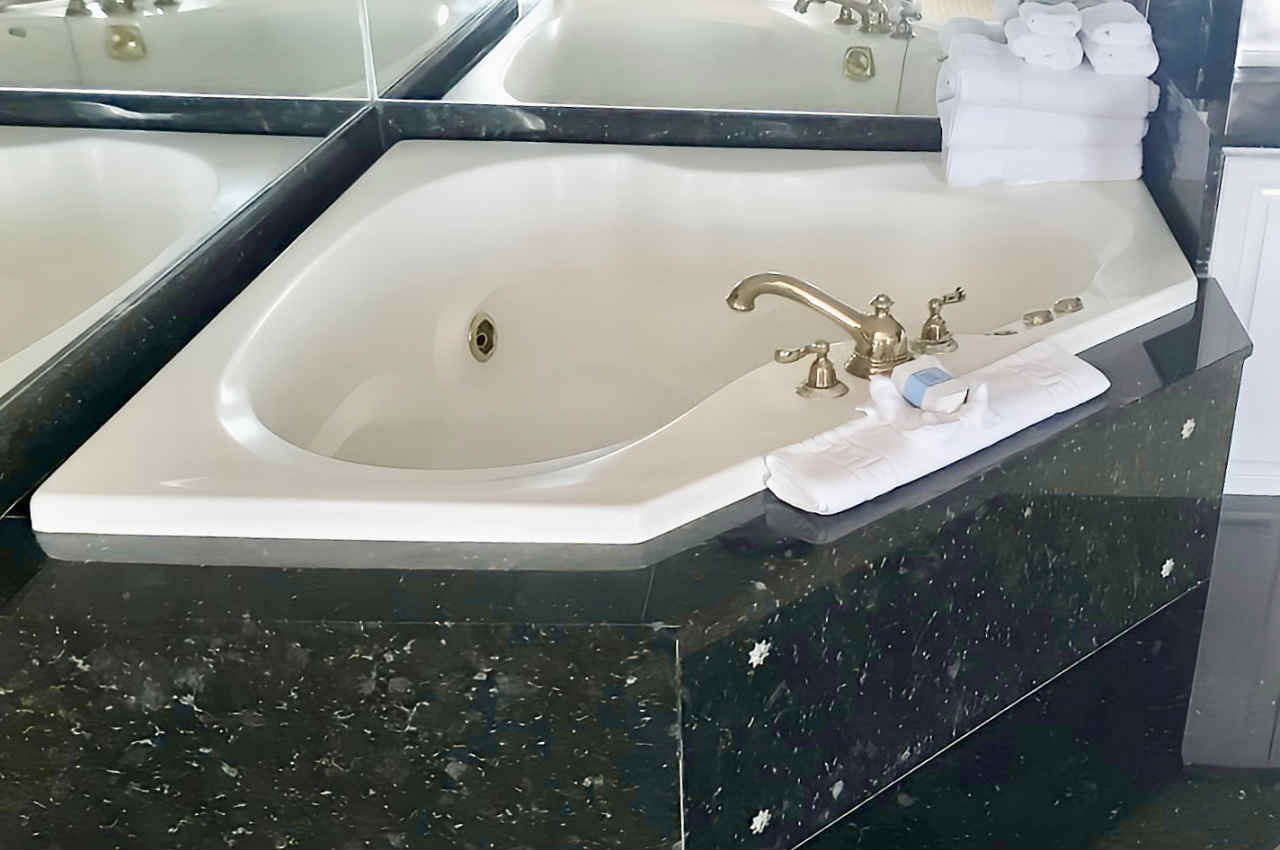 Spa Tub Suite at the Omni Royal Orleans Hotel
