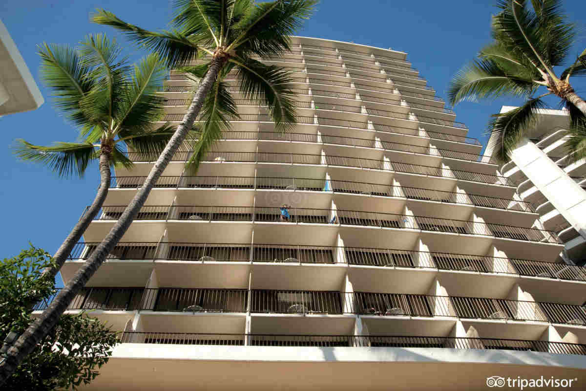 Outside View of the Outrigger Waikiki Beach Resort