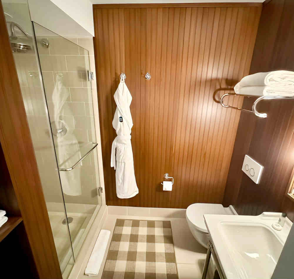 Bathroom with Walk-In Shower at the Palihouse West Hollywood