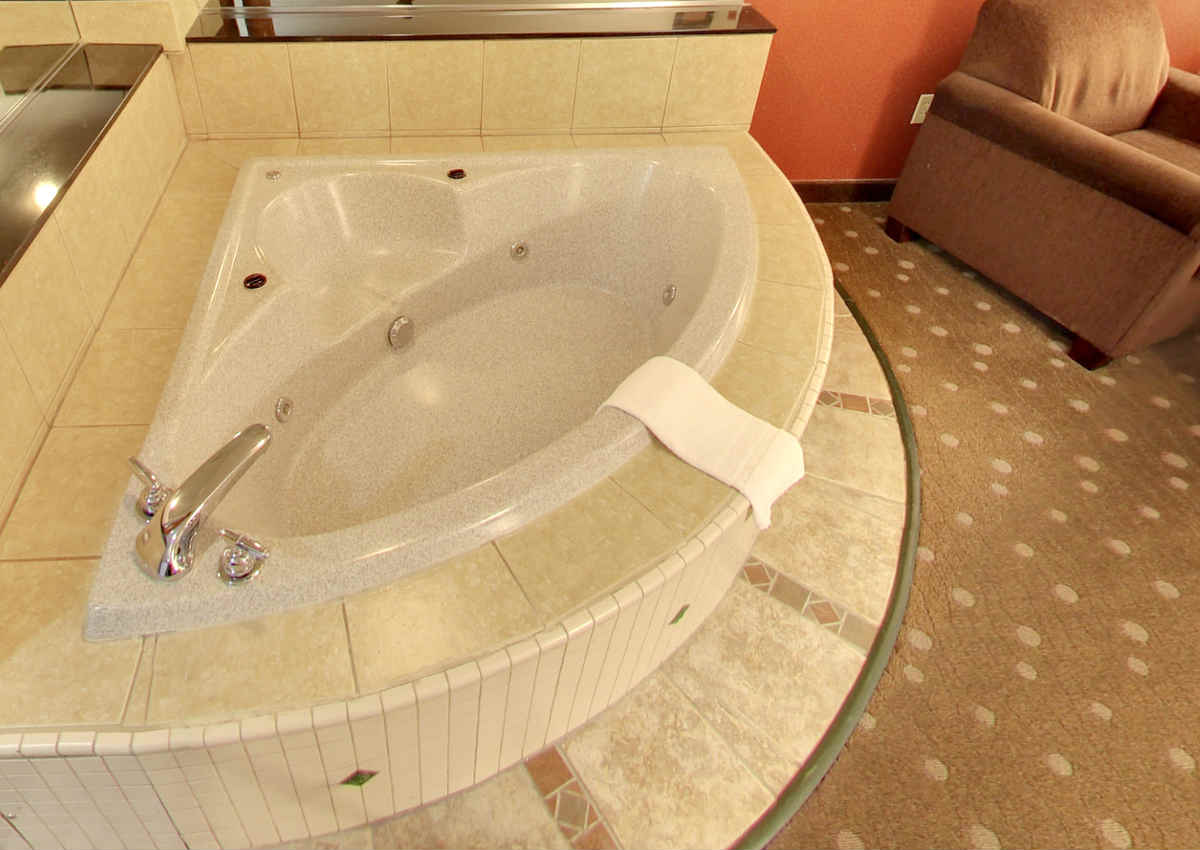 Private bubble bath in your room -