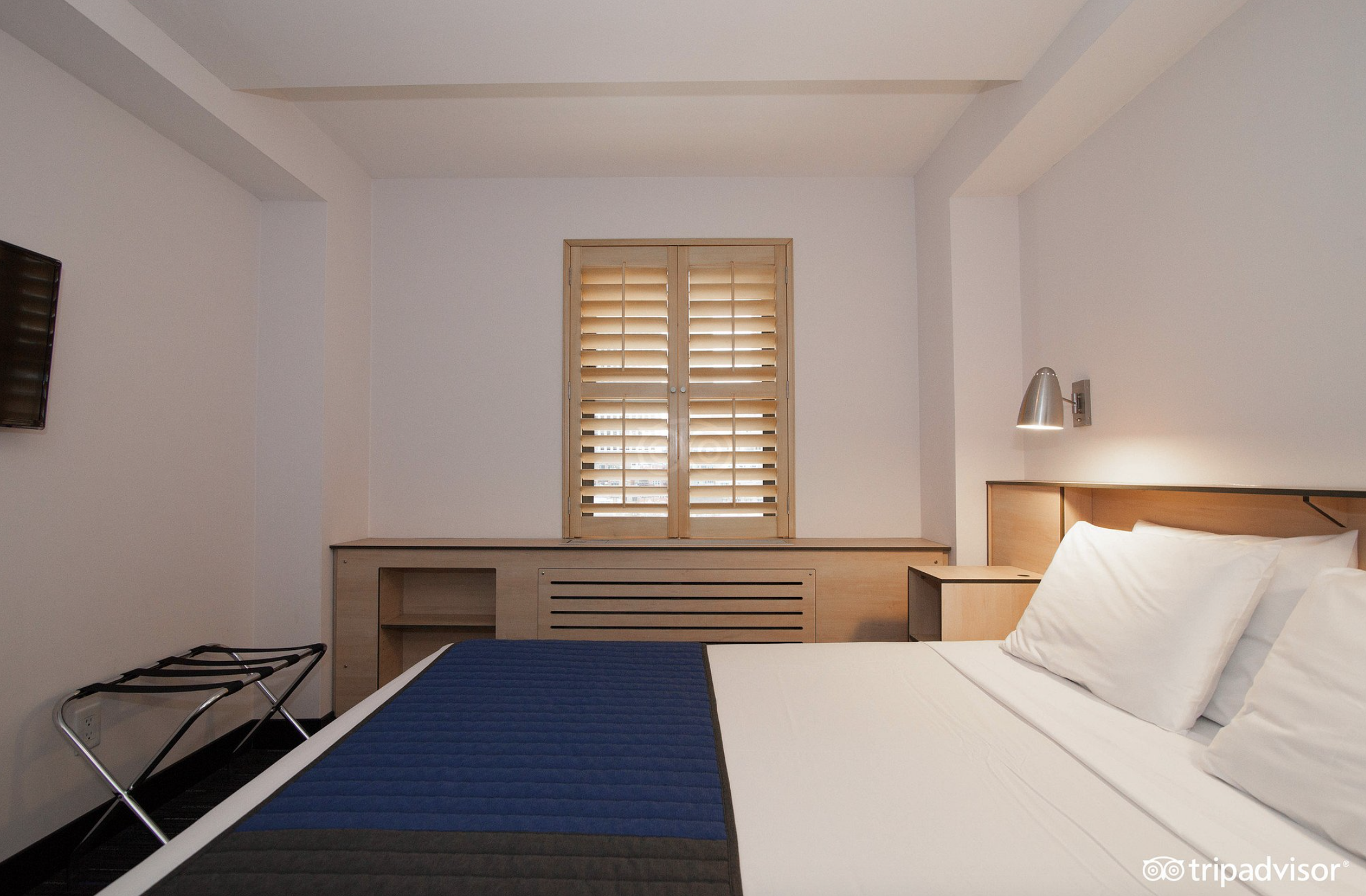 Room with a Queen Bed at the Pod 51 Hotel, NYC.