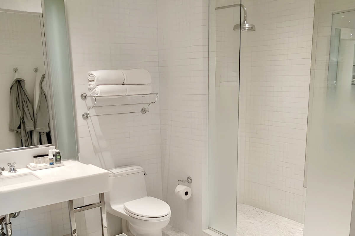 Photo of a Walk-Inn Rain Shower in a Room at the London West Hollywood at Beverly Hills Hotel.