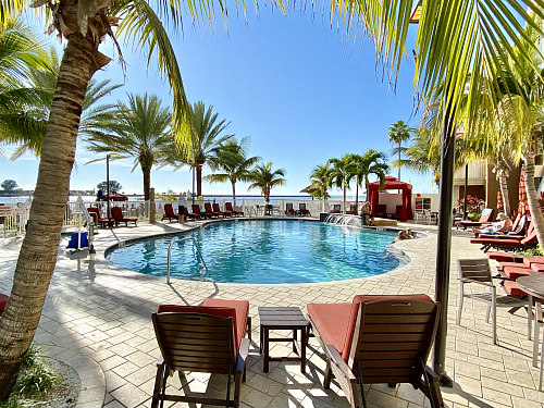Romantic Hotel Pool, Clearwater Beach, Florida