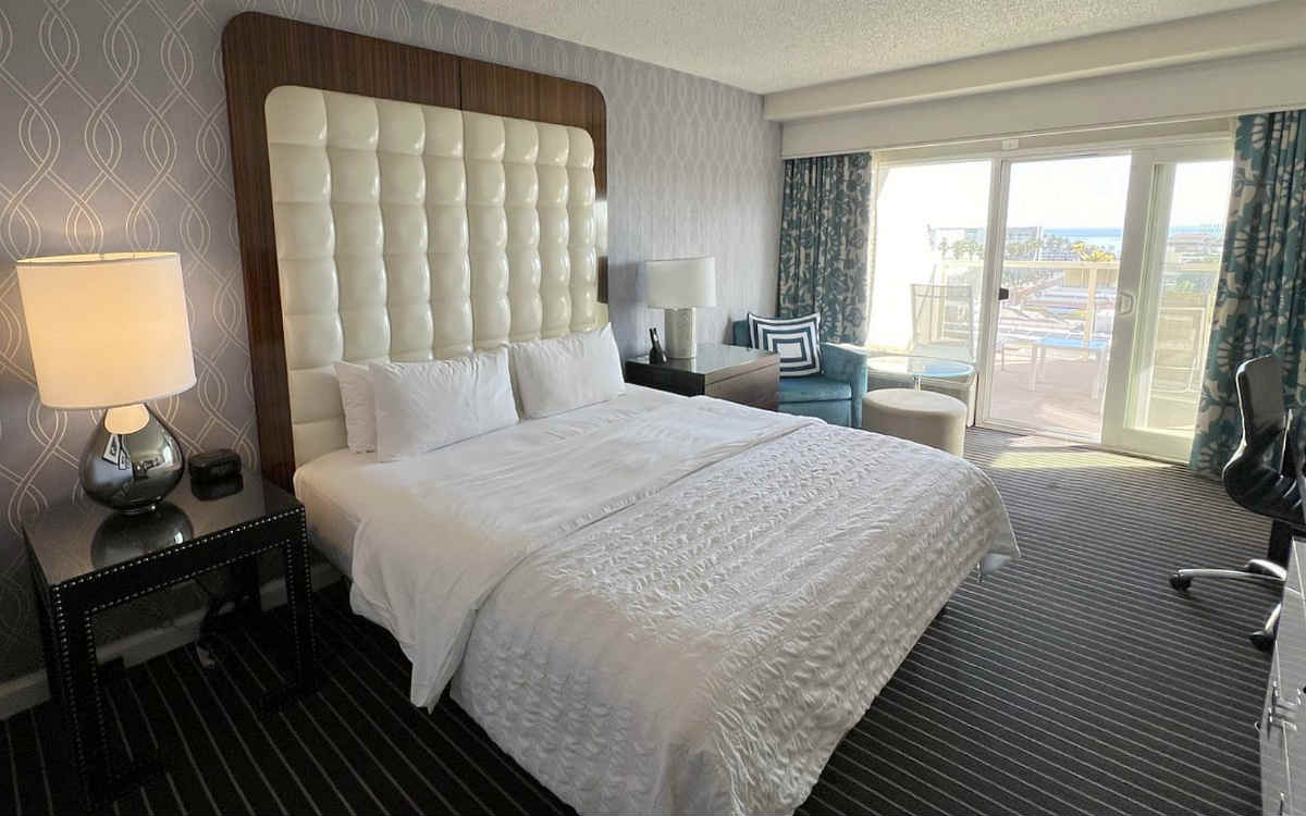 Suite with a King Bed at the Hyatt Centric Delfina in Santa Monica, California