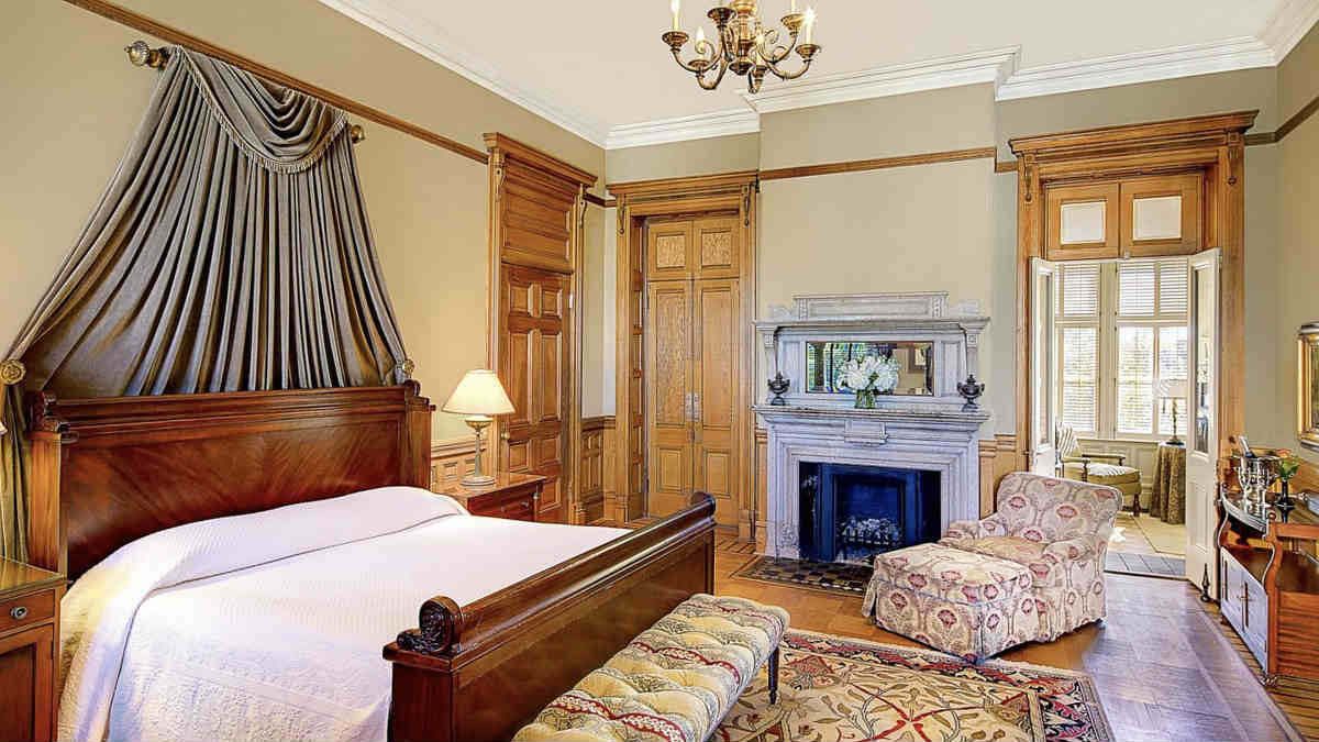 Romantic Suite with a King Bed at Wentworth Mansion in Charleston, SC